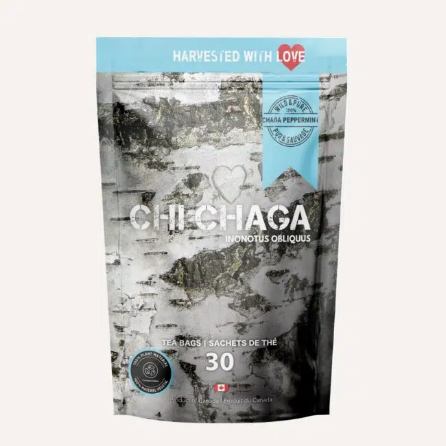 Peppermint tea, when combined with Chaga, adds its own unique benefits to the blend. Known for its anti-spasmodic and analgesic properties, peppermint may help ease digestive discomfort, alleviate bloating, and promote overall digestive health. It can also assist in relieving tension headaches and migraines, offering a natural remedy for those looking for a soothing and refreshing experience. Additionally, peppermint is great for freshening breath, relieving sinus congestion, boosting energy levels, and even improving sleep quality, making it a versatile and revitalizing addition to this tea blend.