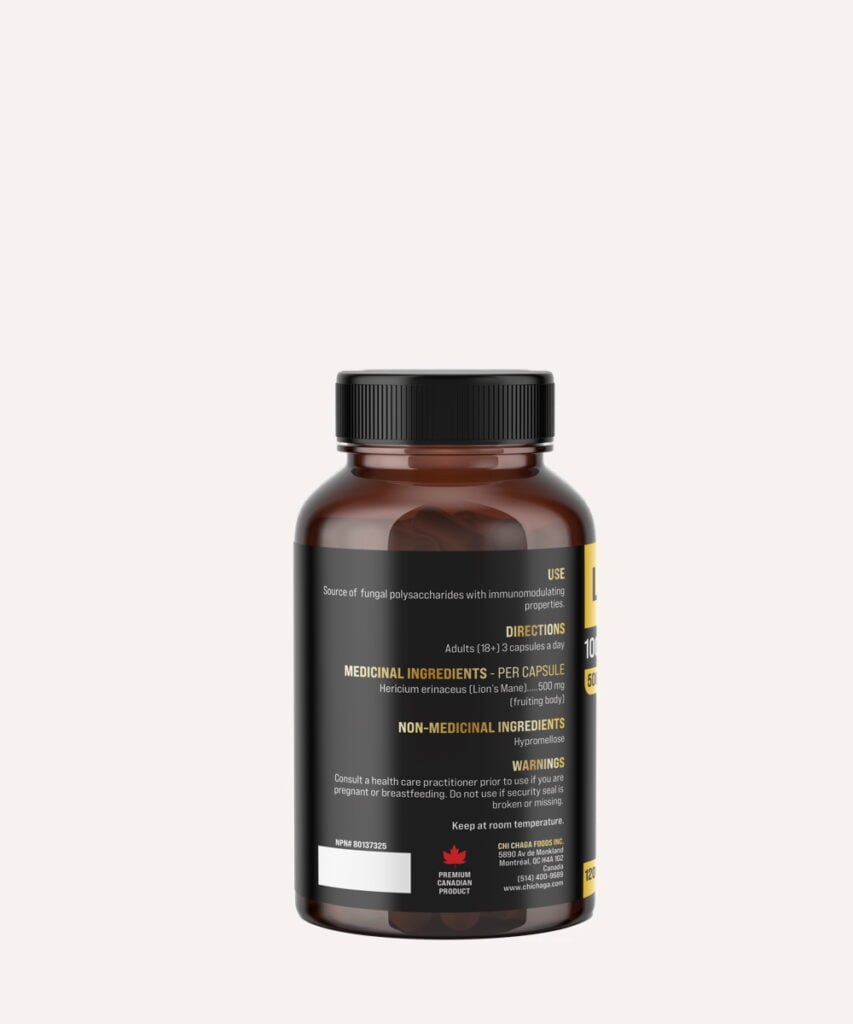 Premium Lion's Mane Mushroom Supplement For Nootropic Support - Image 3